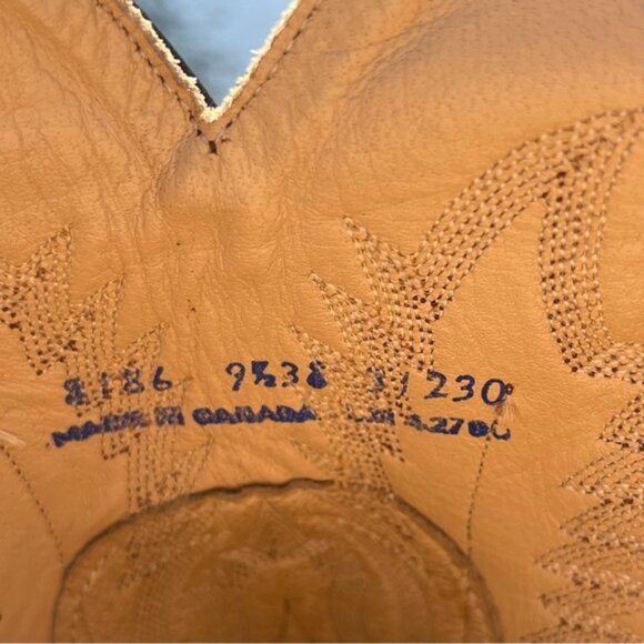 Canada West Brahma Men's Leather Western Cowboy Boots - Picture 9 of 14